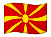 North Macedonia flag